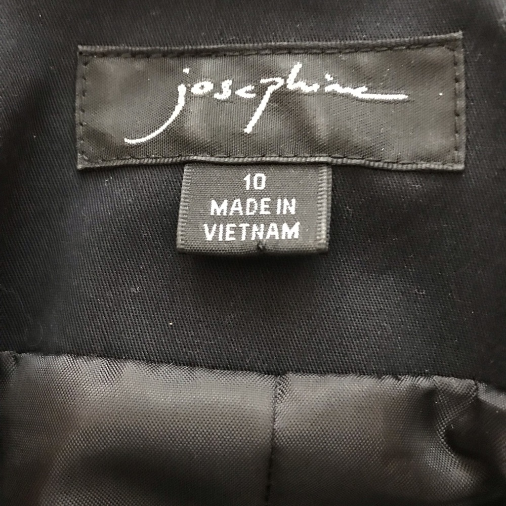 Josephine Blazer With Crochet Trim Black Lined - Picture 5 of 8